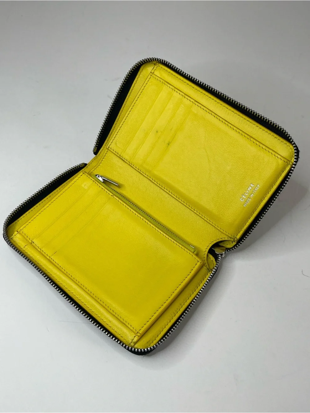Celine medium zip-around wallet